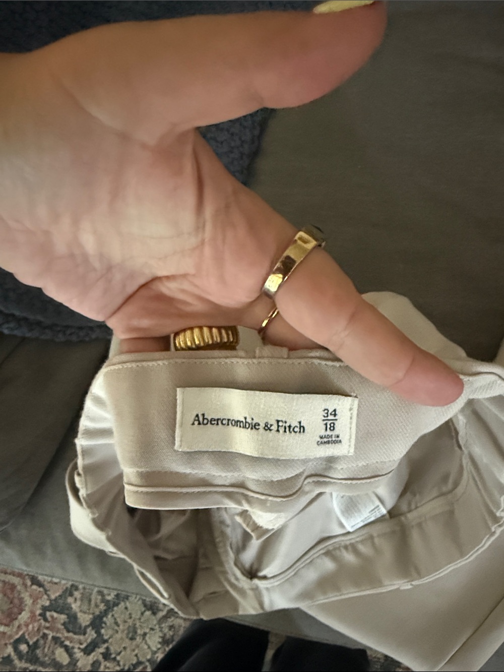 Abercrombie & Fitch Sloan Trouser size 18 - Picture 2 of 3